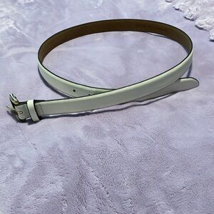 Michael Kors Genuine Leather White Belt Size L